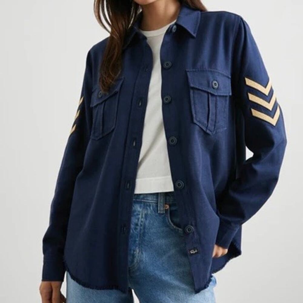 Rails Loren Navy Shirt Jacket